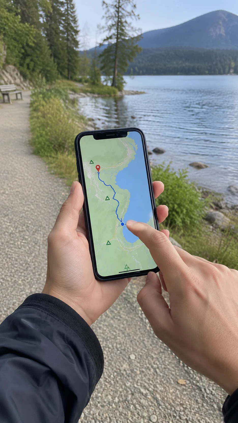 Outdoor app moment template preview