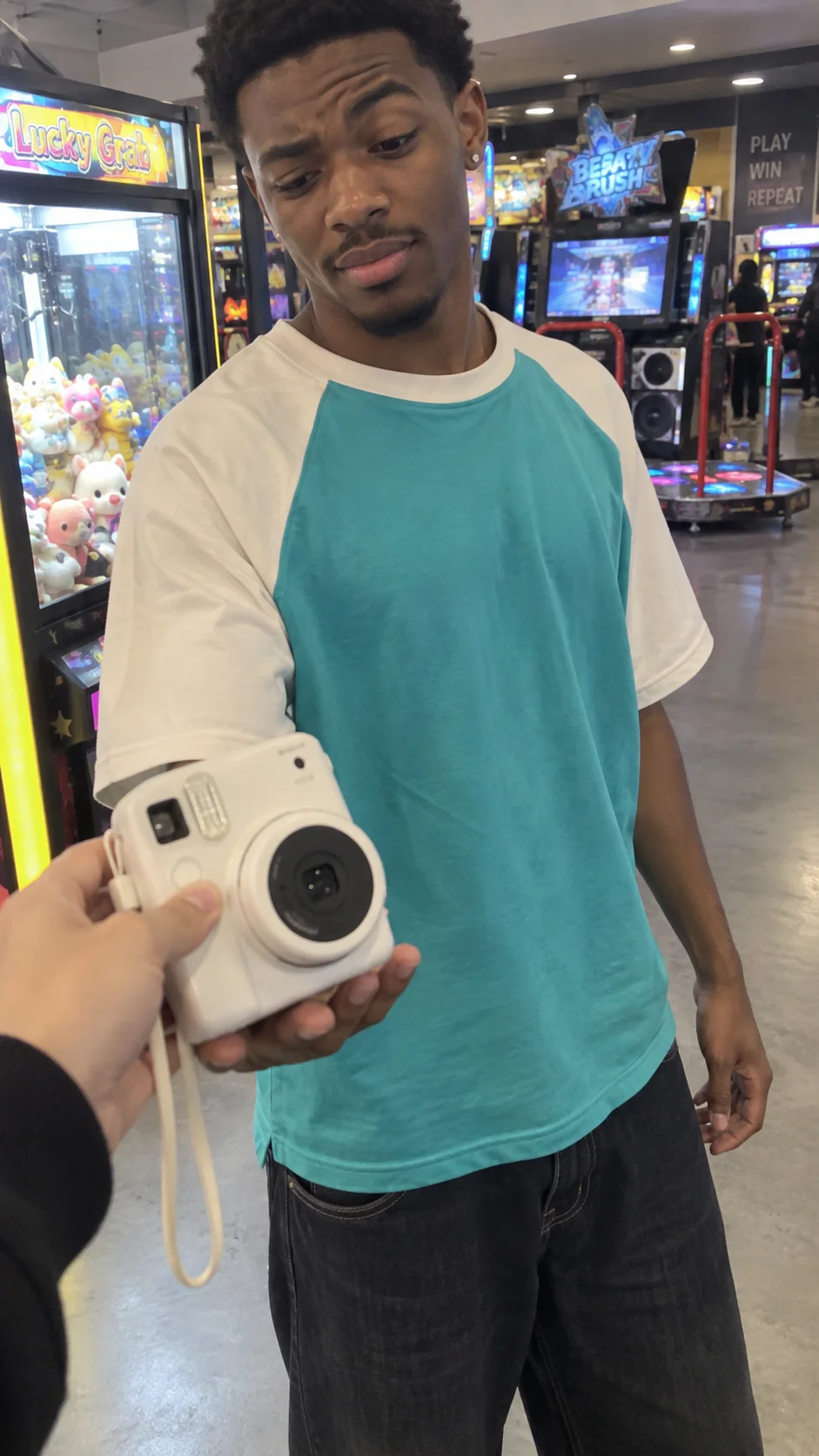 Arcade camera handoff template preview