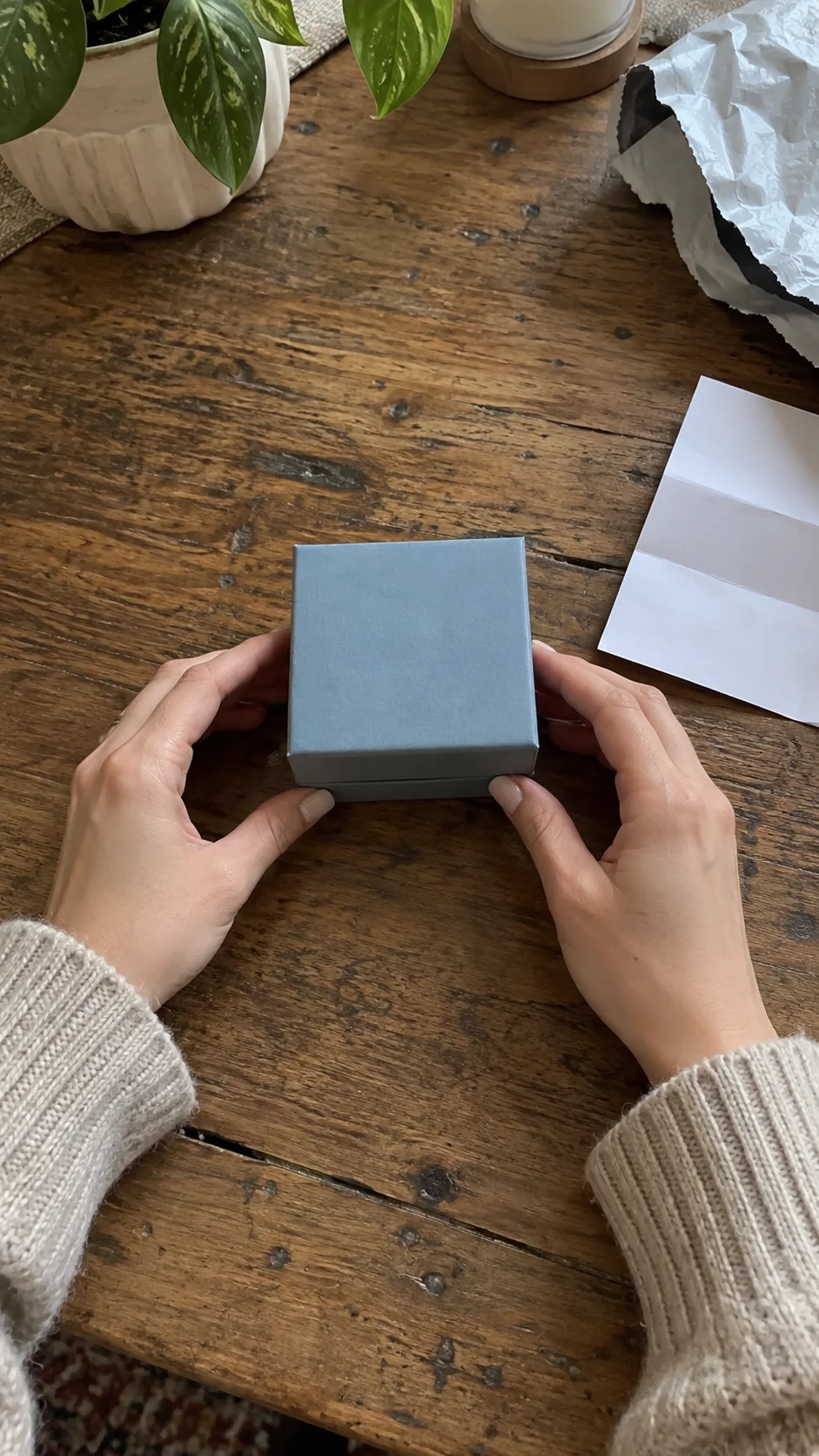 A little unboxing template preview