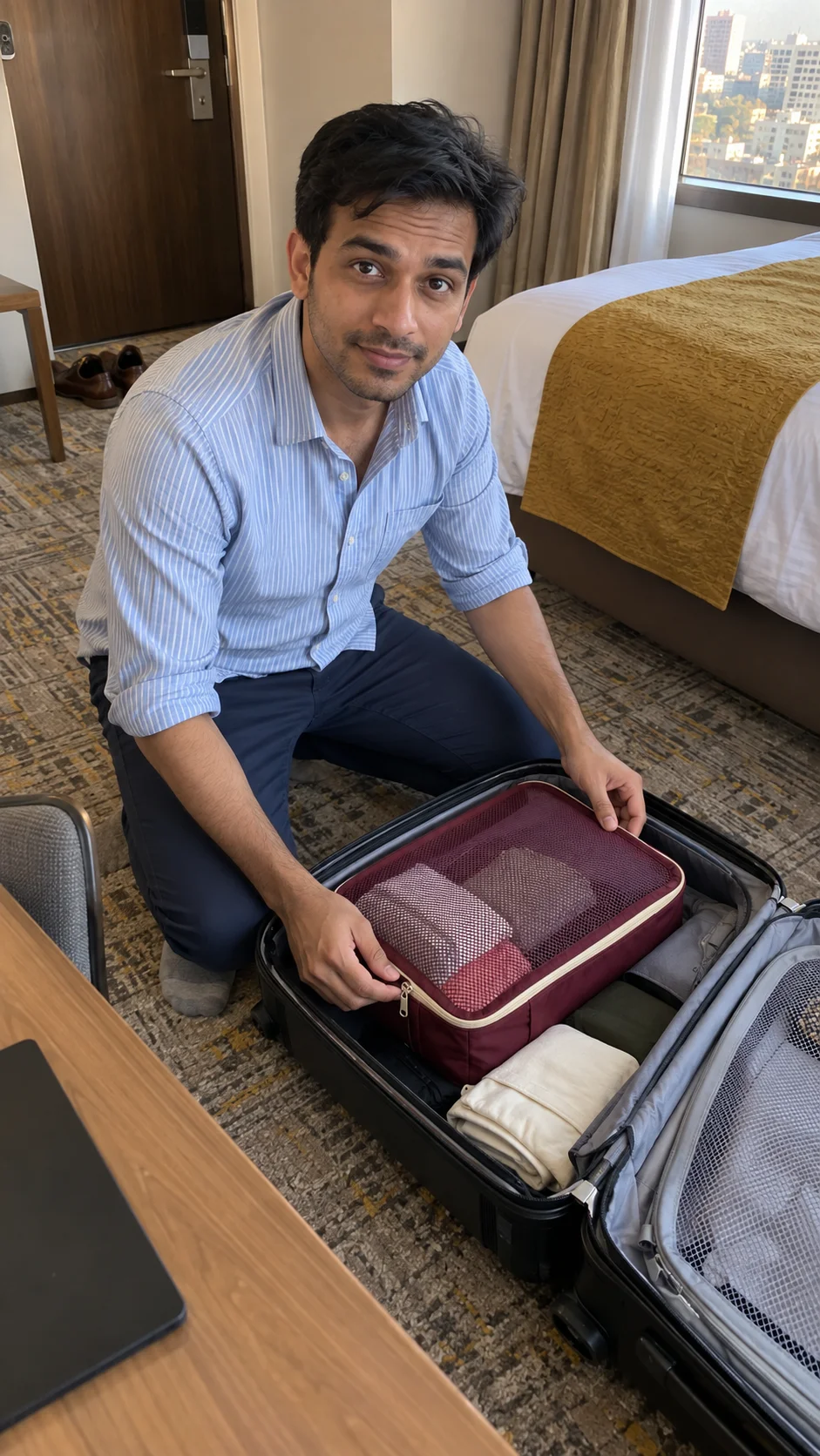 Hotel room packing template preview