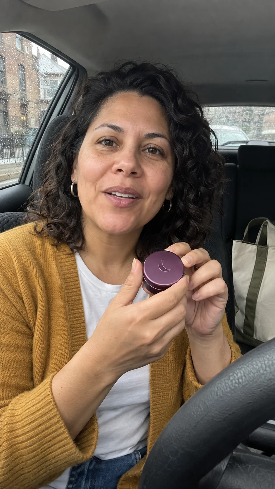 Parked-car fragrance chat template preview