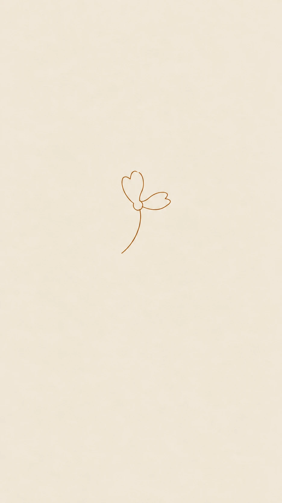 Botanical line reveal template preview