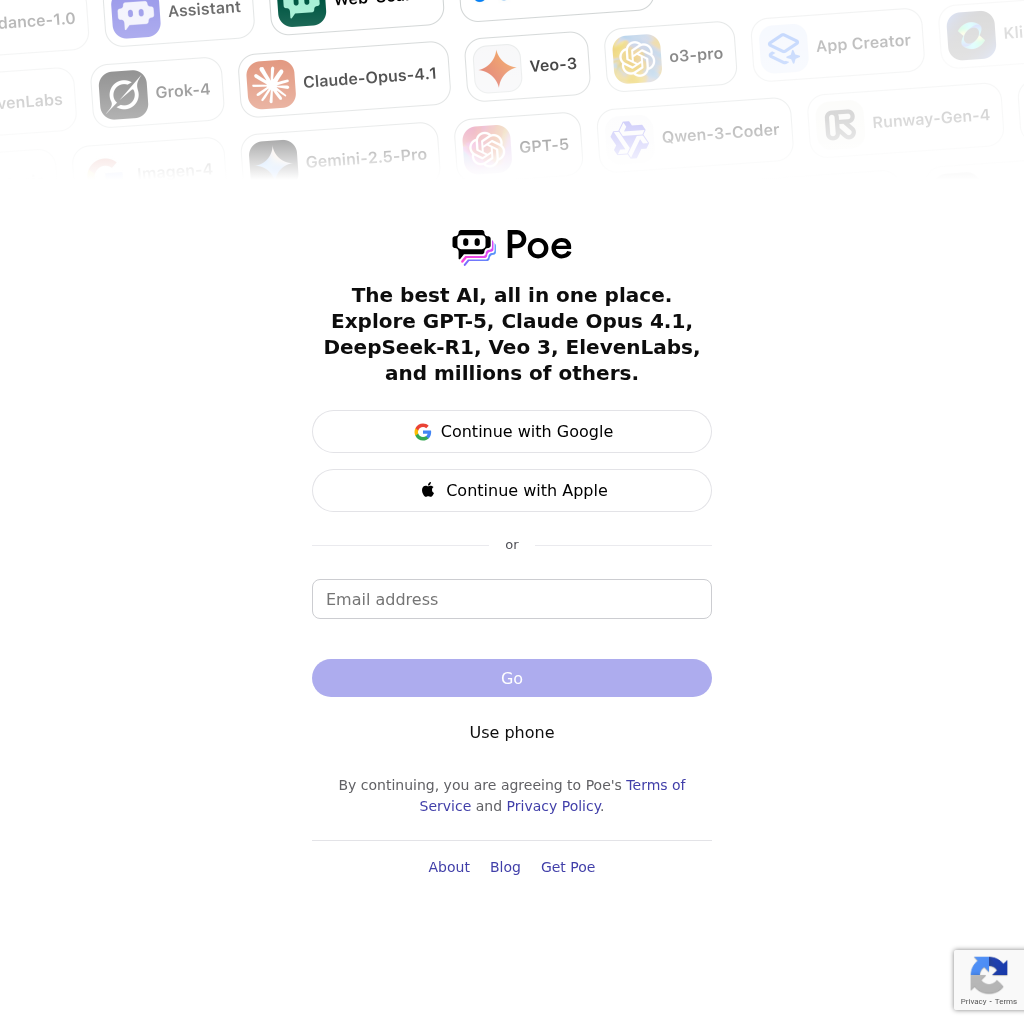 Poe - Fast, Helpful AI Chat