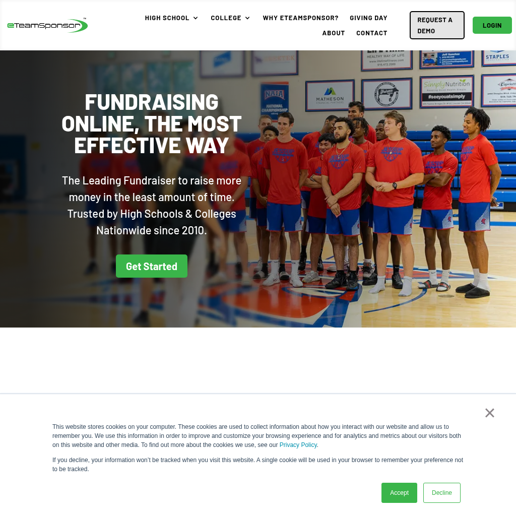 eTeamSponsor - Fundraise 2-4X more for your team, club, or activity
