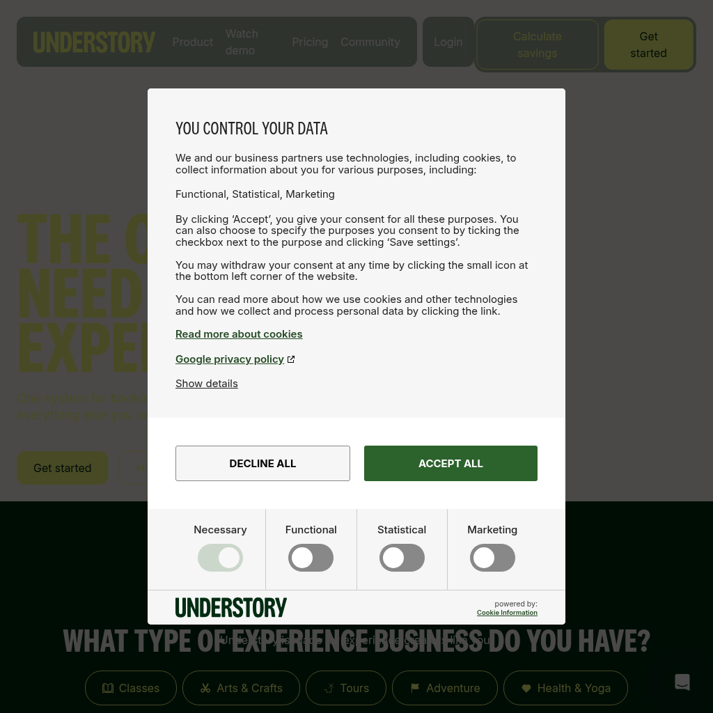 Understory - Powering Experience Makers