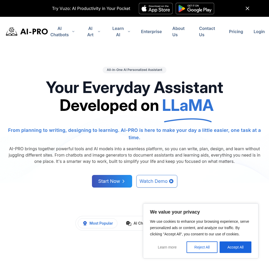 Learn & Explore the Power of AI at AI-PRO.org | AI Resources & Tools