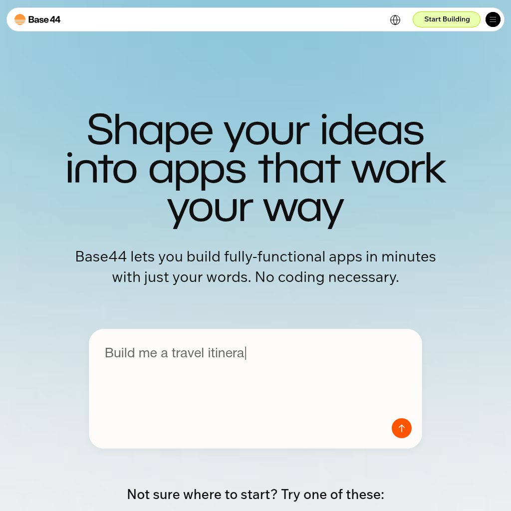 Build Apps with AI in Minutes | Base44