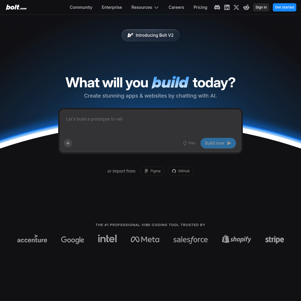 Bolt AI builder: Websites, apps & prototypes