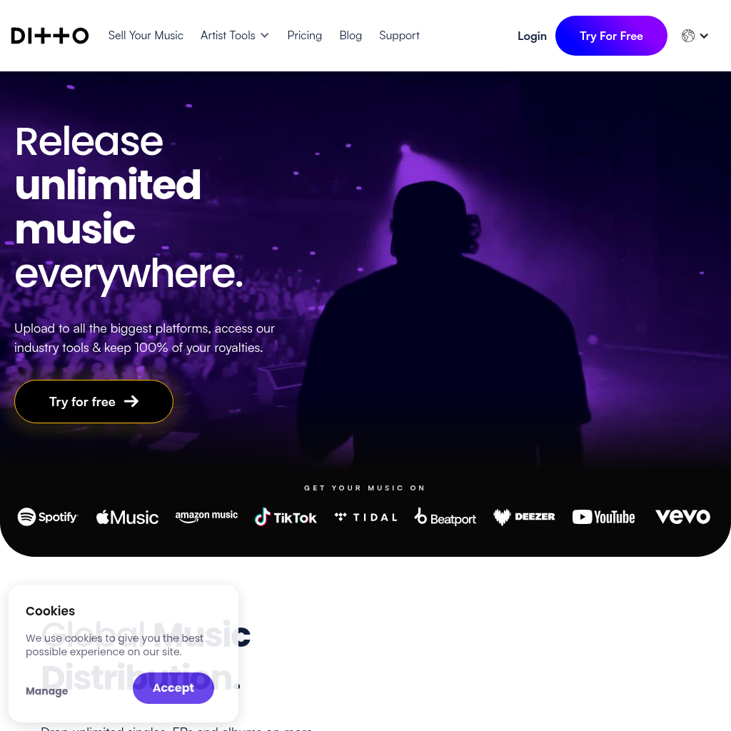 Release Your Music with Ditto