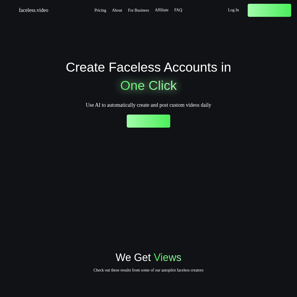 Easily Create a Faceless Video Channel in 3 clicks