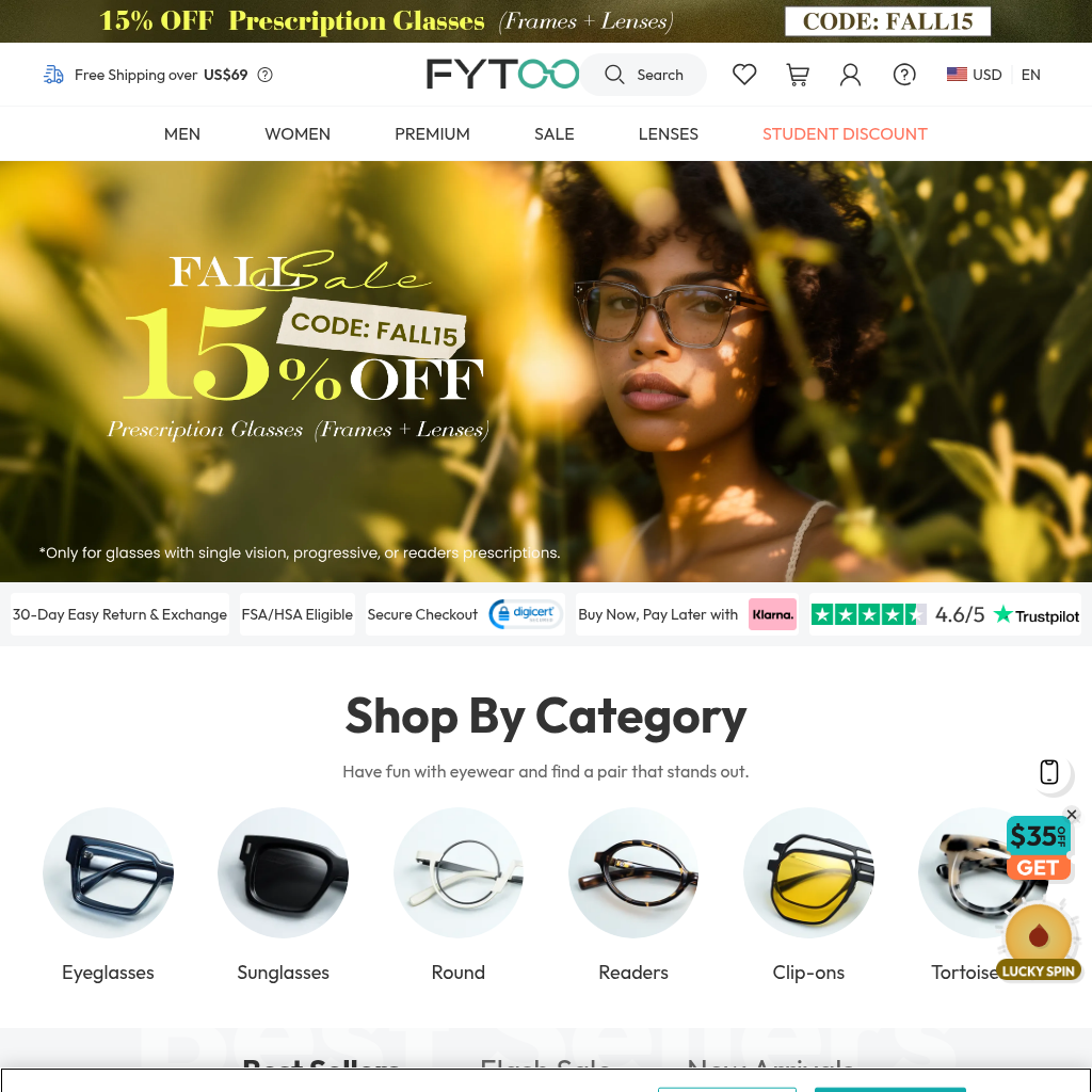 Stylish Eyeglasses Prescription Glasses Online