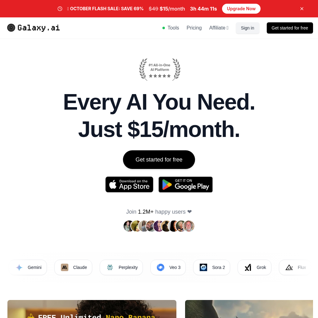 Galaxy.ai - The #1 All-in-One AI Platform