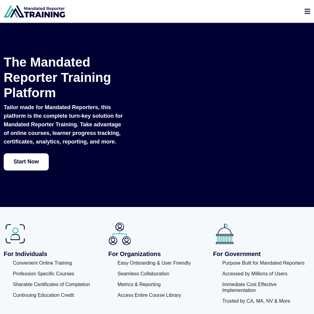 Mandated Reporter Training