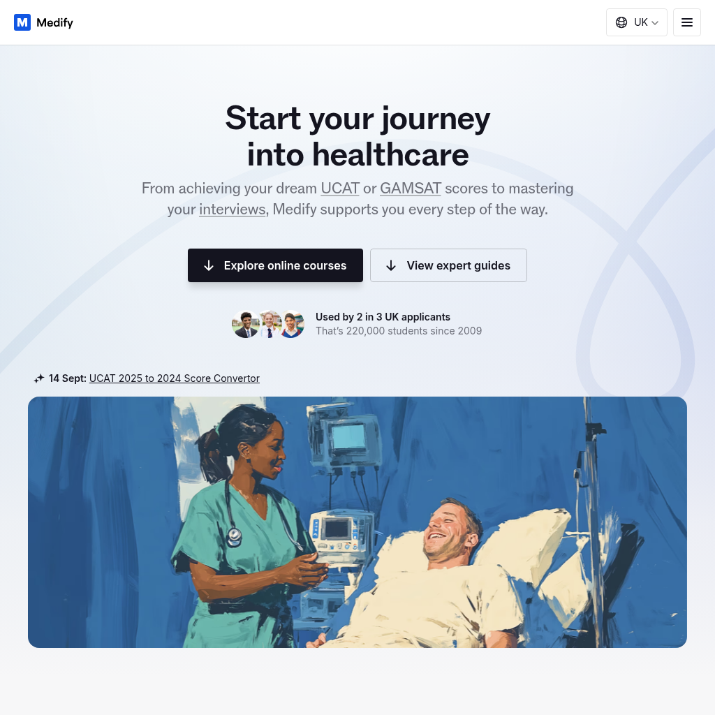 Medify – Start your journey to medical or dental school