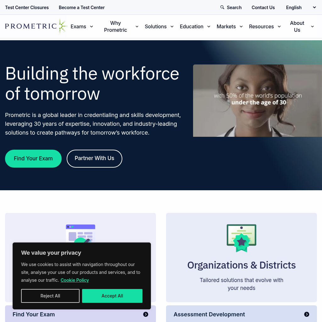 Prometric - Secure Assessments & Workforce Development | Prometric