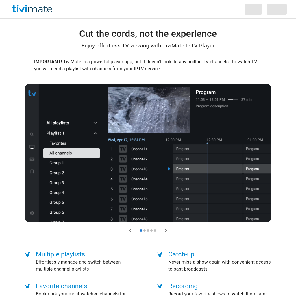 TiviMate IPTV Player