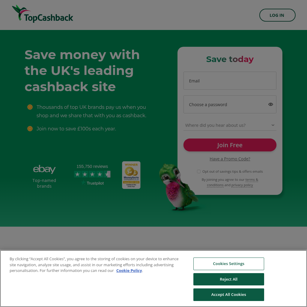 TopCashback.co.uk: The UK’s #1 Cashback & Vouchers Site