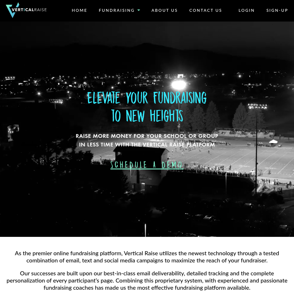Vertical Raise | Elevate Your Programs Online Fundraising To New Heights