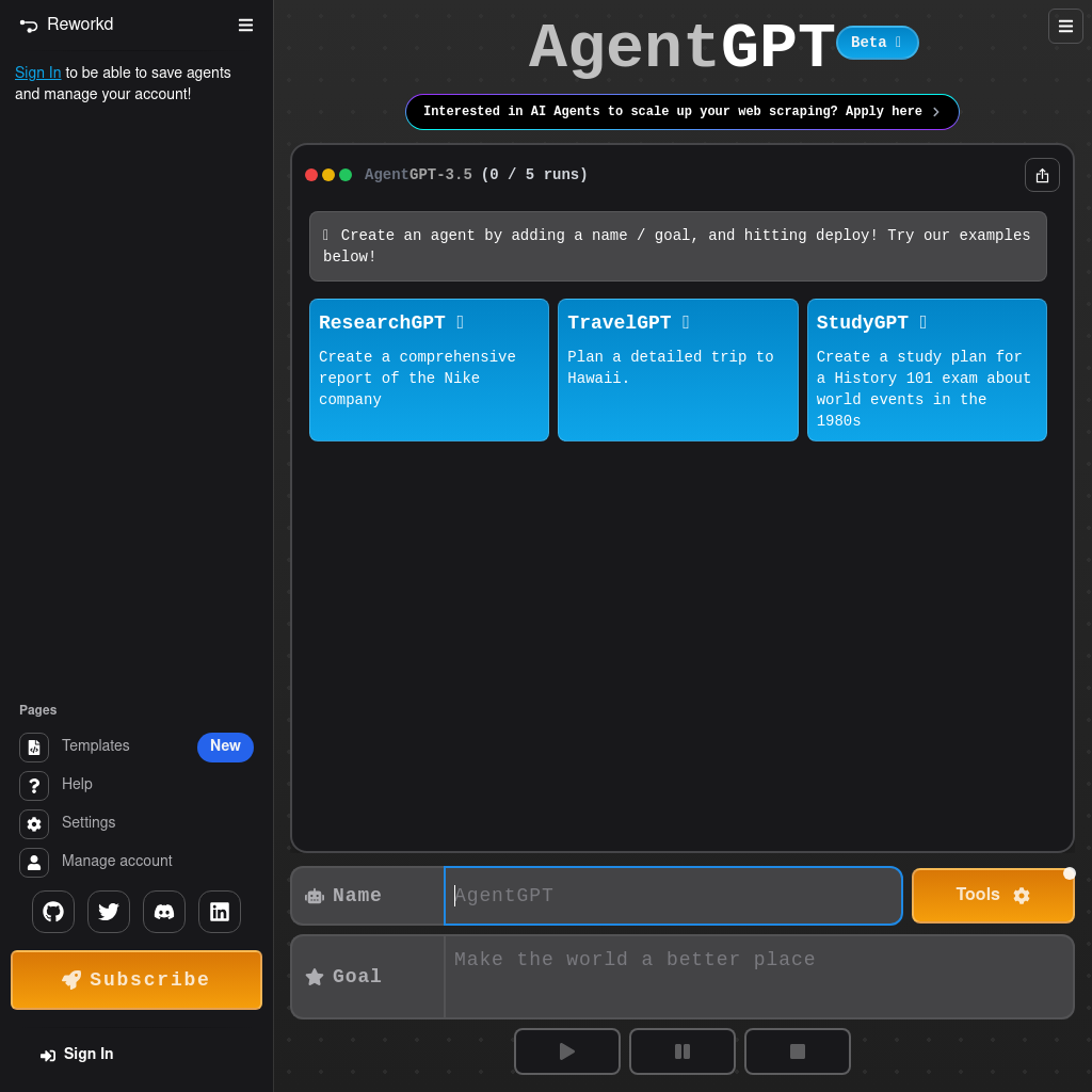 AgentGPT