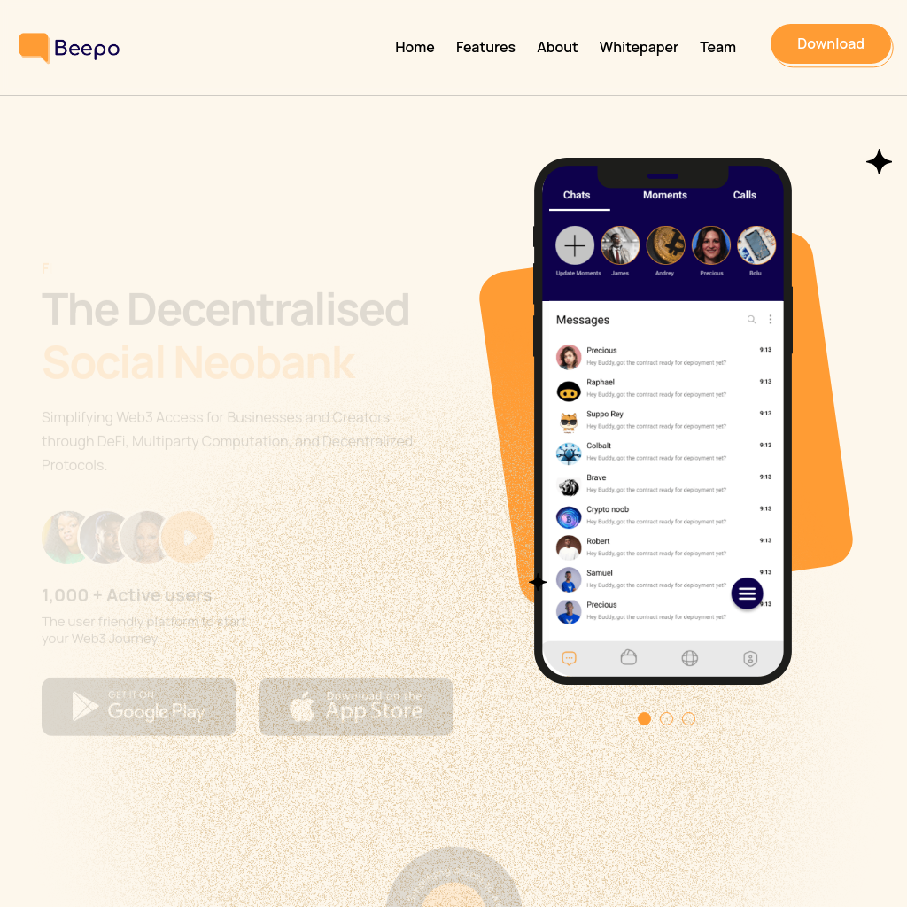 Beepo App — Social, Decentralized and Secure