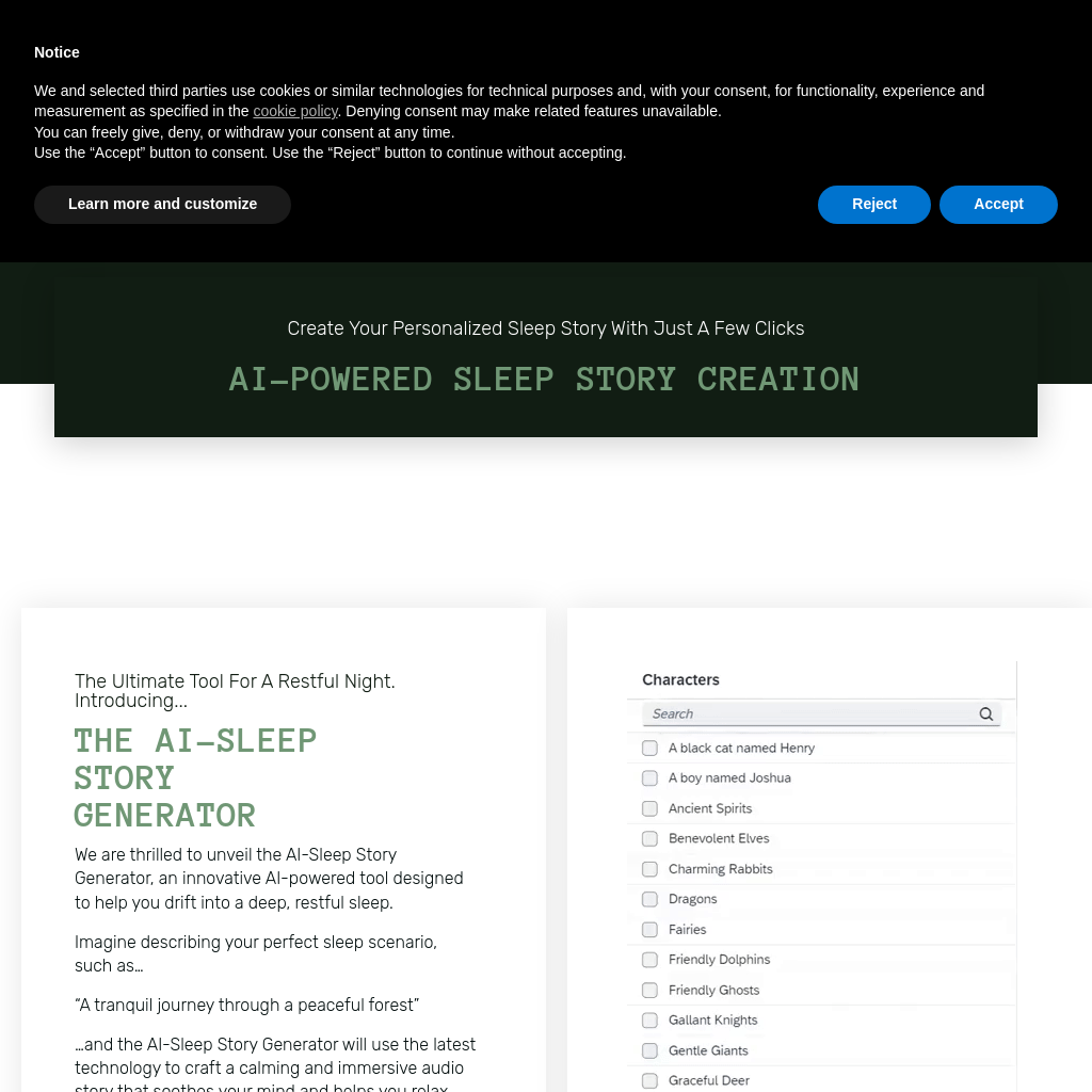 AI-Powered Sleep Story Generator - Binaural Beats Factoryarrow-icon-size3