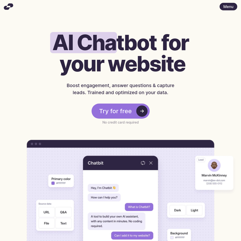 Chatbit – AI Chatbots for Your Website