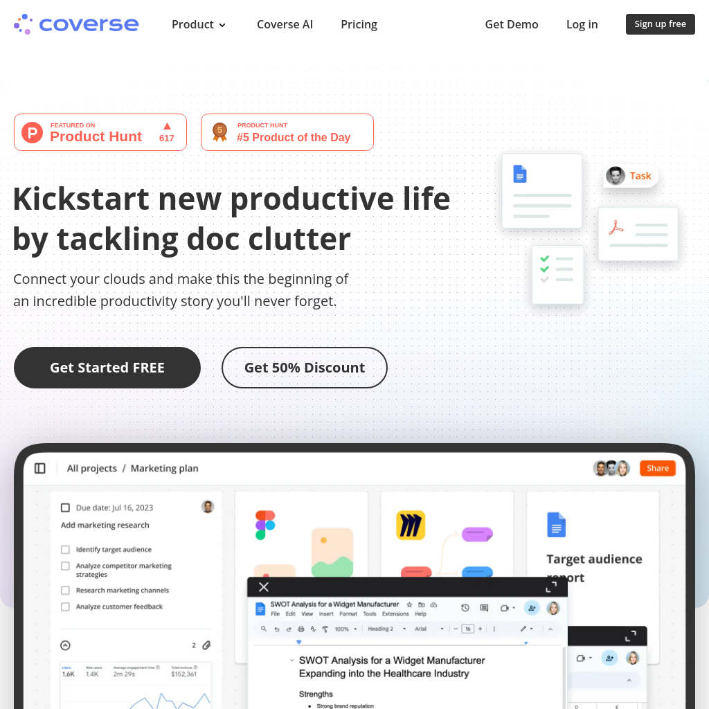 All your team materials and content are in one place | Coverse