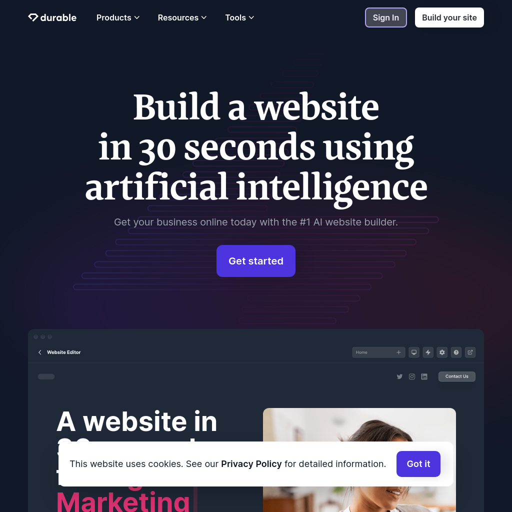 AI Website Builder: Create a Website in 30 Seconds