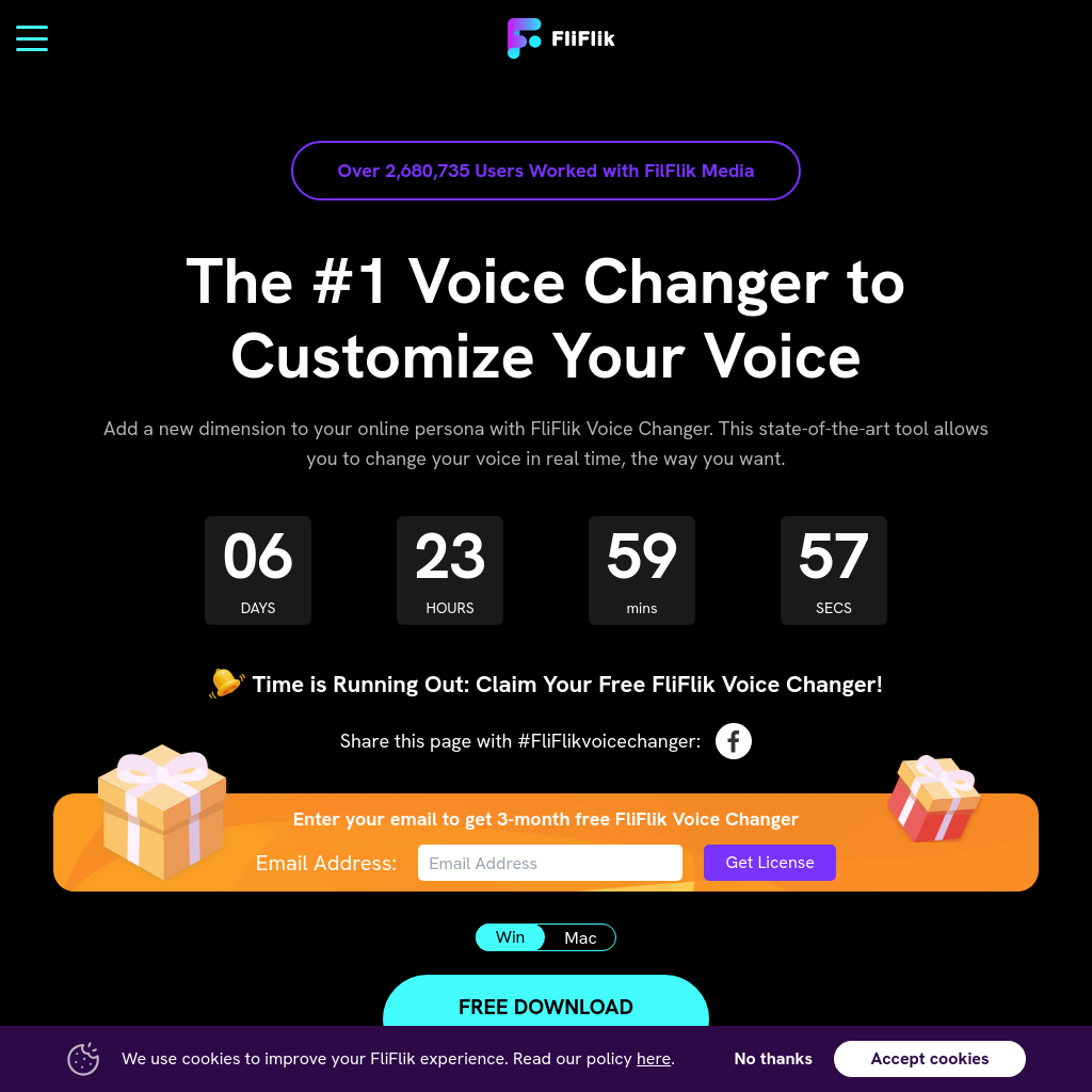 [OFFICIAL] FliFlik Voice Changer - Change Your Voice in Real Time