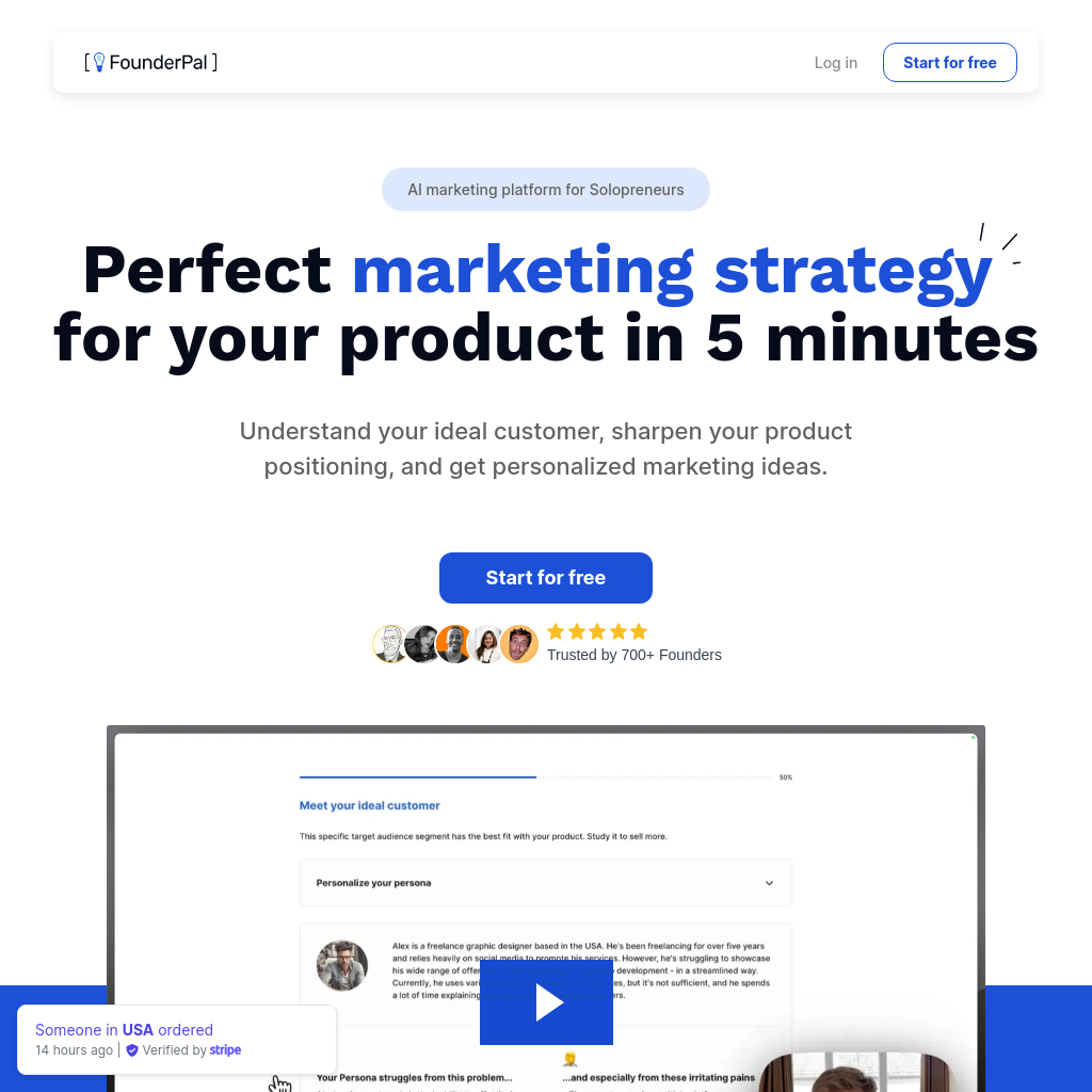 Marketing Strategy Generator — Done in 5 minutes by AI