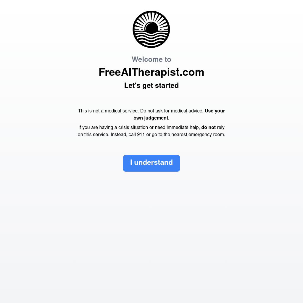 Free AI Therapist