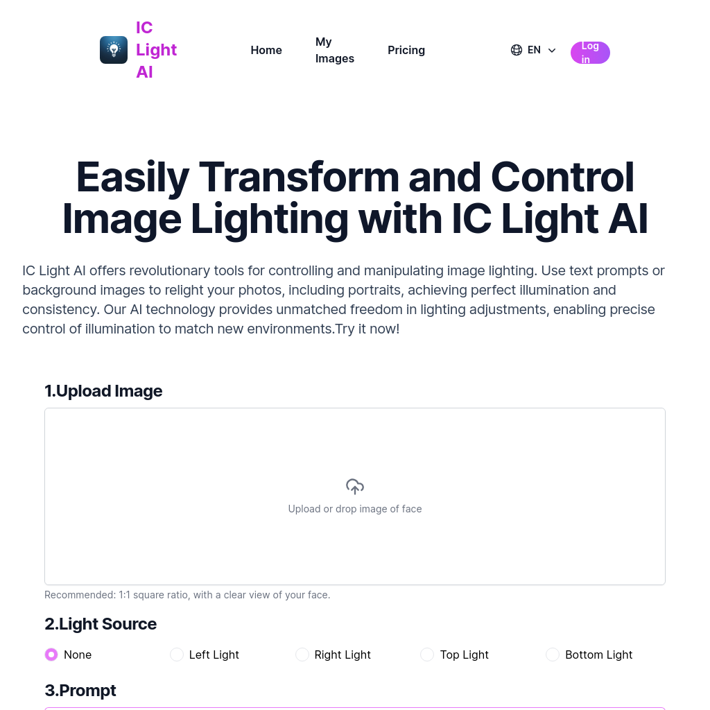 IC Light AI: Free Online AI Images Imposing Consistent Light