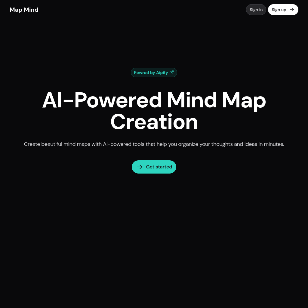 Map Mind - AI-Powered Mind Map Creation