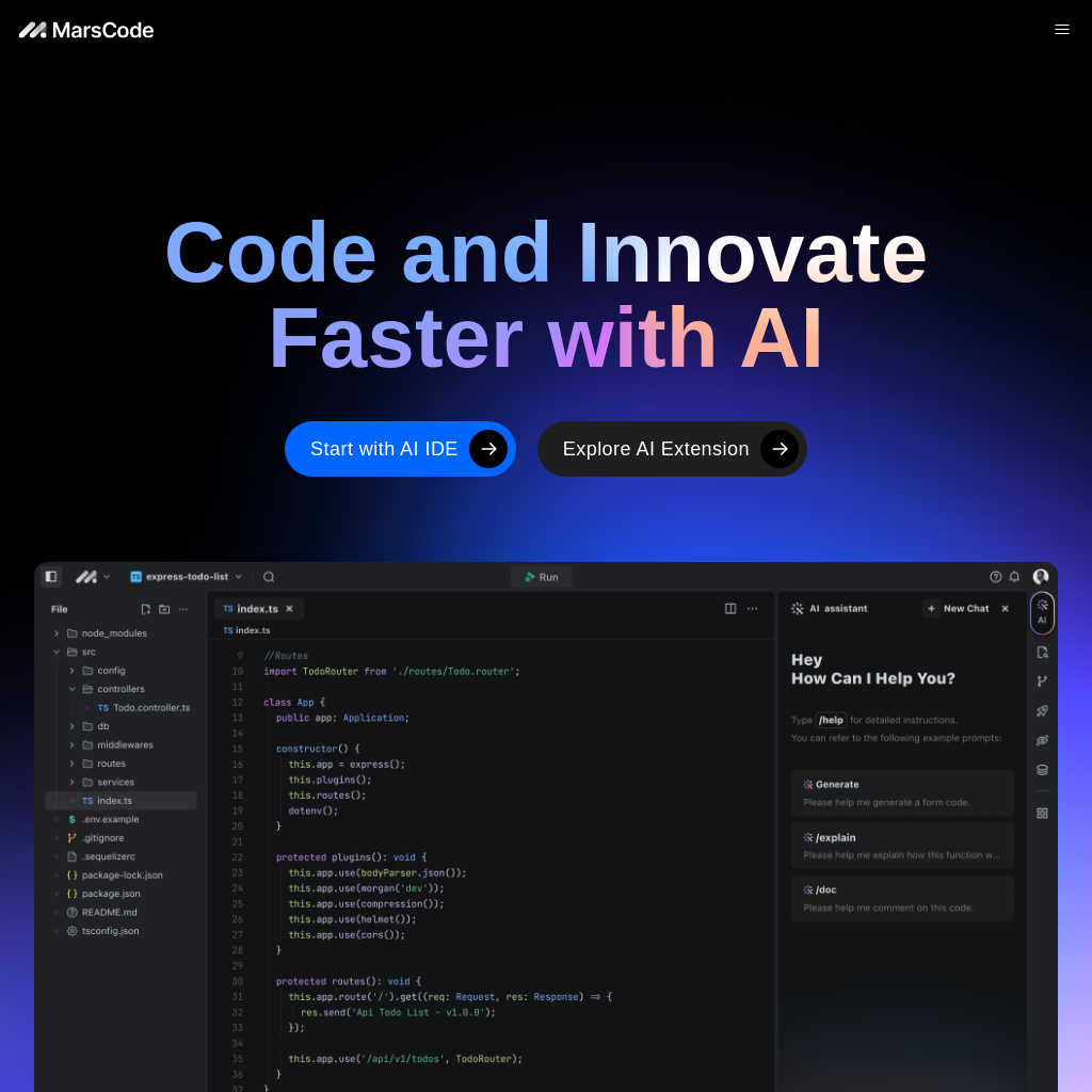 MarsCode - Code and Innovate Faster with Al