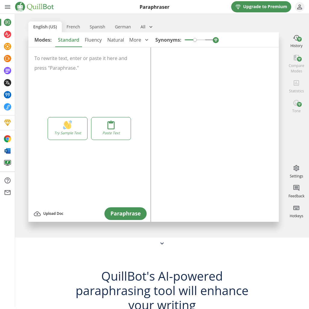 Paraphrasing Tool - QuillBot AI