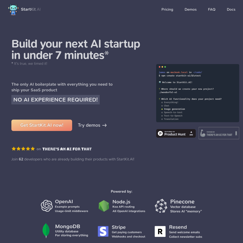 StartKit.AI ‧ Build AI Startups Faster