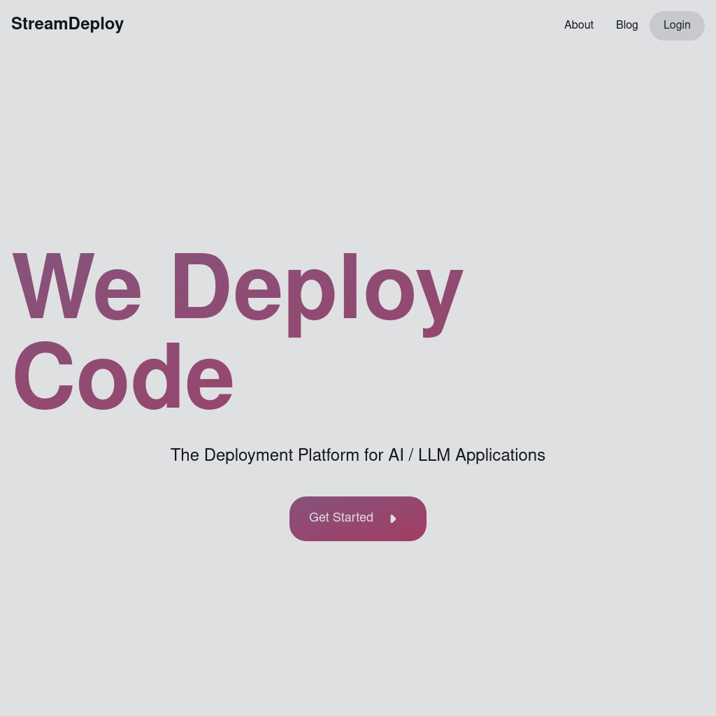 We Deploy Code - StreamDeploy | StreamDeploy