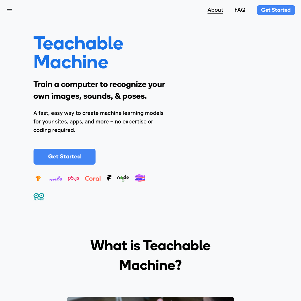 Teachable Machine