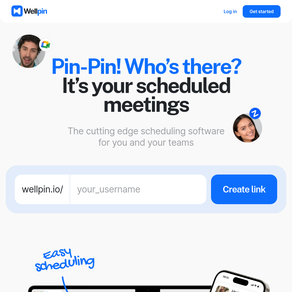 Free Scheduling Assistant For Everyone | Wellpin