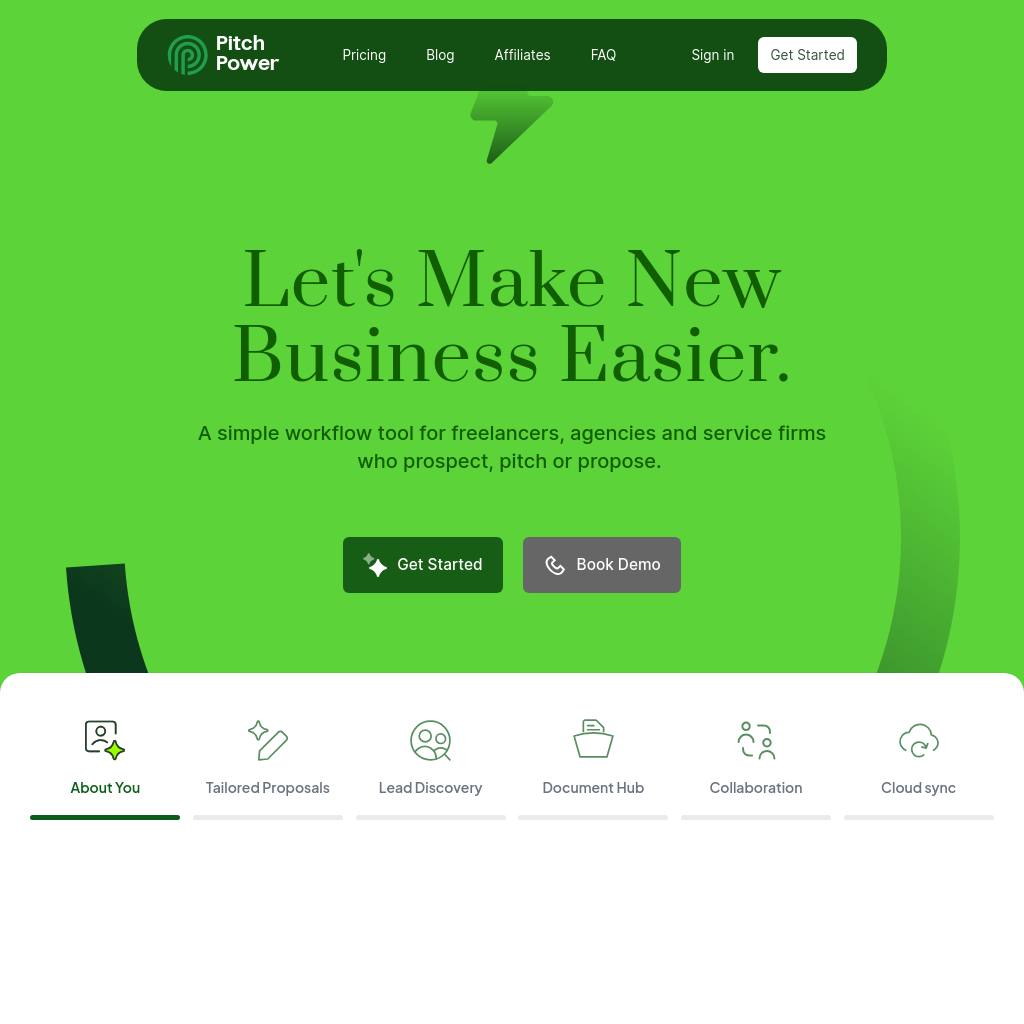 New Business Made Easier | PitchPower