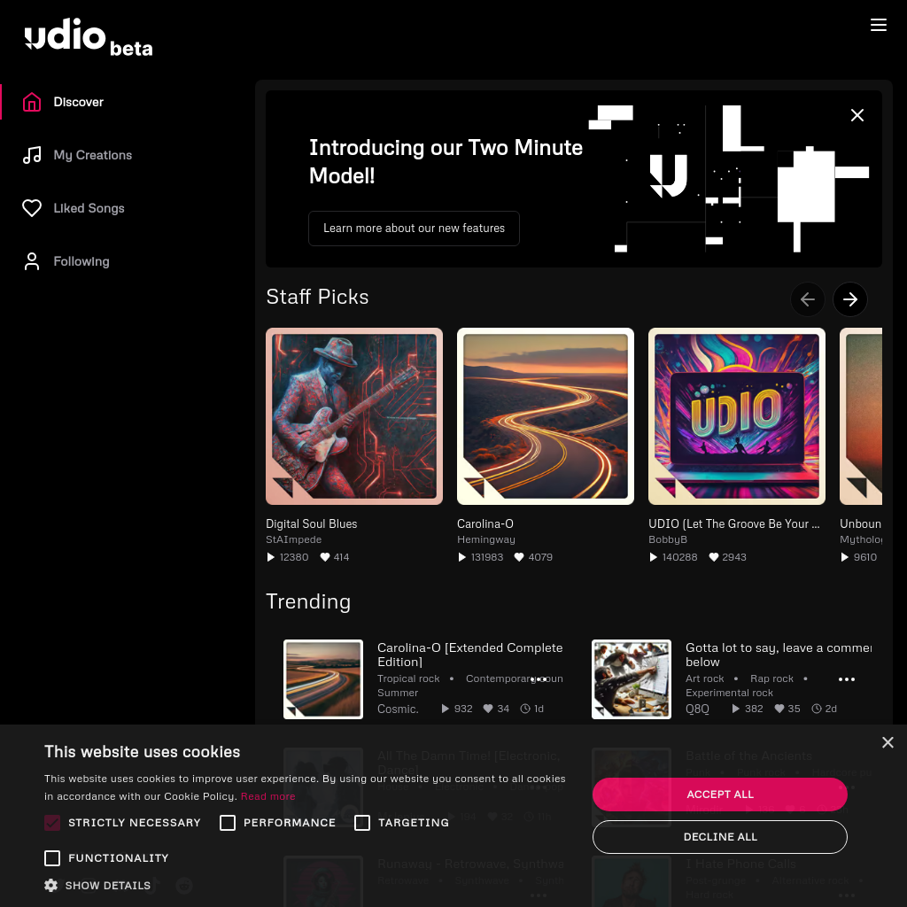 Udio | AI Music Generator - Official Website