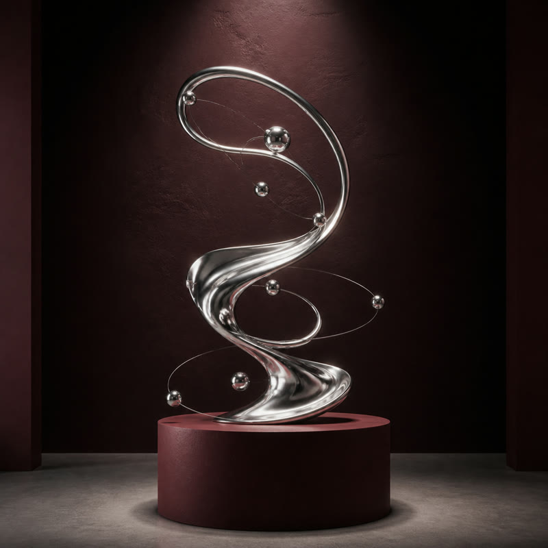 Liquid chrome sculpture product-film direction
